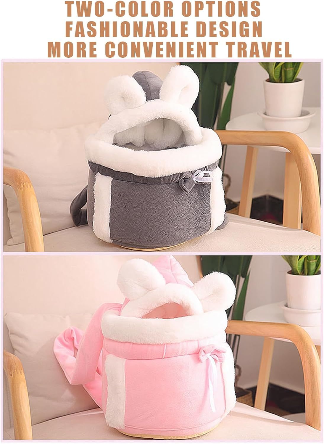 Double Pocket Pet Carrier Backpack