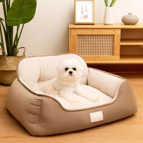 Cozy Plush Dog Bed