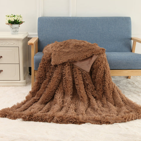 Double-Layer Plush Blanket