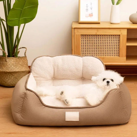 Cozy Plush Dog Bed