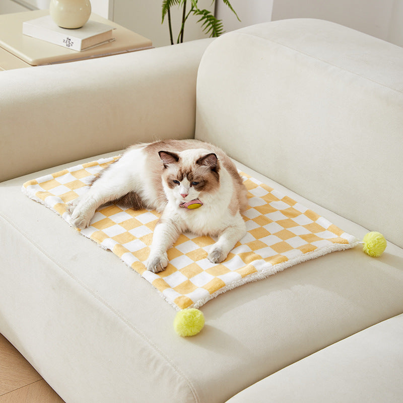 Plush Pet Bed Mat