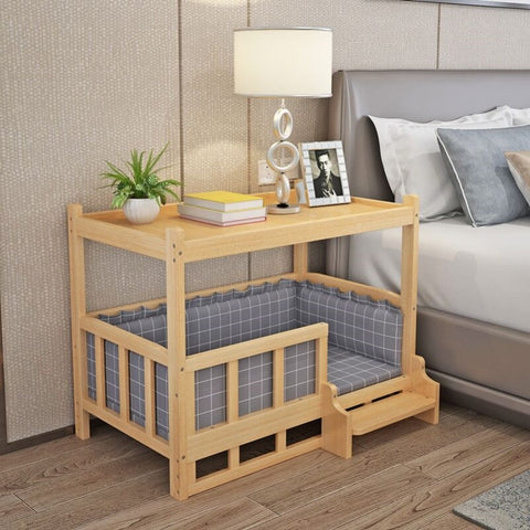 Nightstand with Built-in Pet Bed