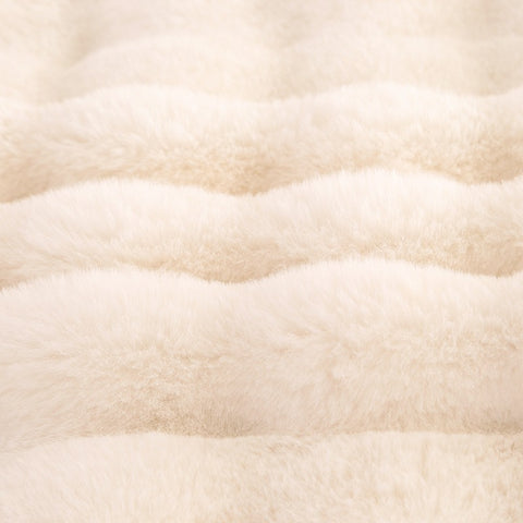 Rabbit Plush Sofa Blanket