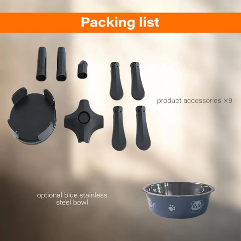 Adjustable Elevated Dog Bowl