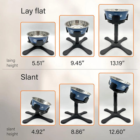 Adjustable Elevated Dog Bowl