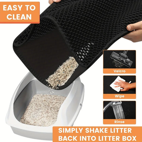 70x120cm Large Waterproof Cat Litter Mat