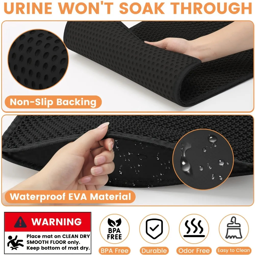 70x120cm Large Waterproof Cat Litter Mat