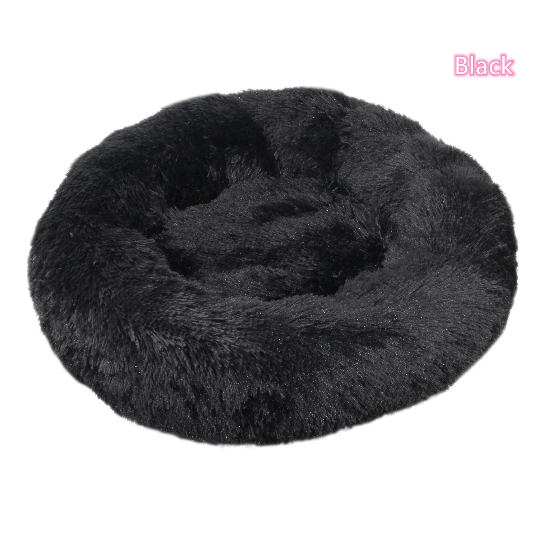 Plush Donut Cat Bed