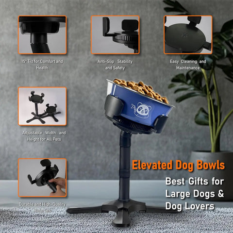 Adjustable Elevated Dog Bowl