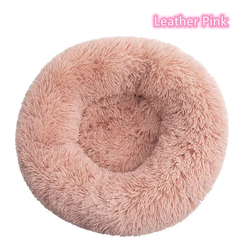 Plush Donut Cat Bed