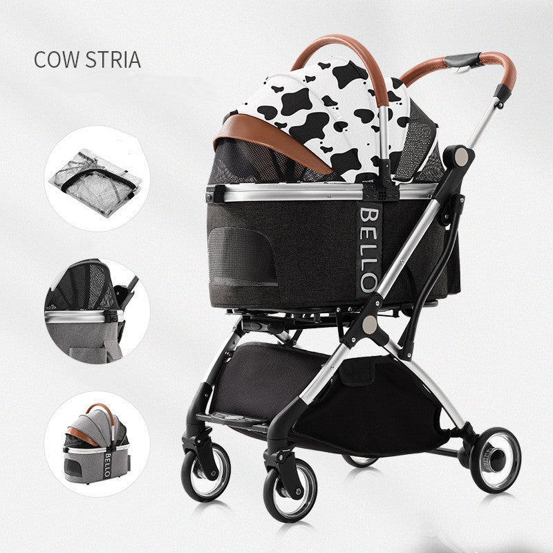 Four-Wheel Pet Stroller