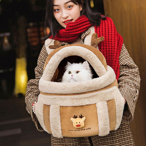 Winter Pet Carrier Backpack