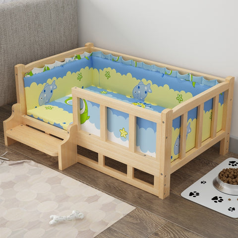 Nightstand with Built-in Pet Bed