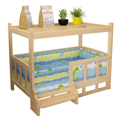 Nightstand with Built-in Pet Bed