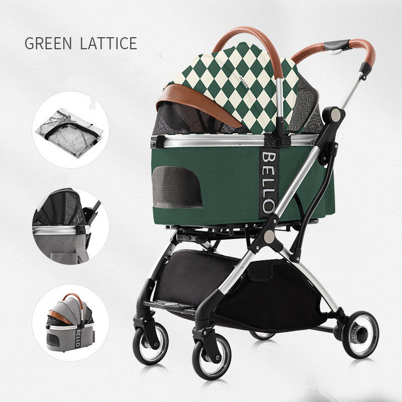 Four-Wheel Pet Stroller