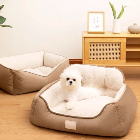 Cozy Plush Dog Bed
