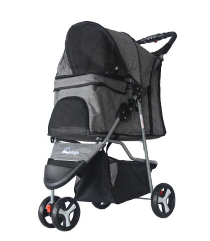Lightweight 3-Wheeled Pet Stroller
