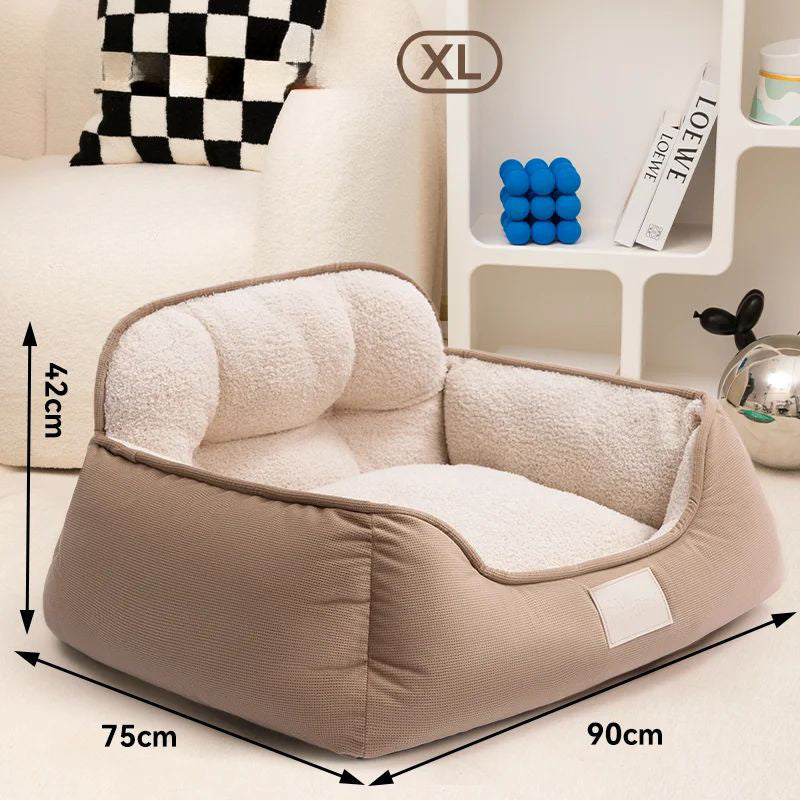 Cozy Plush Dog Bed