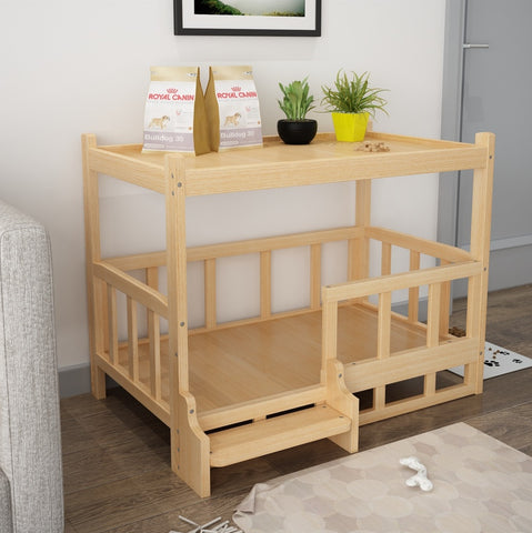 Nightstand with Built-in Pet Bed