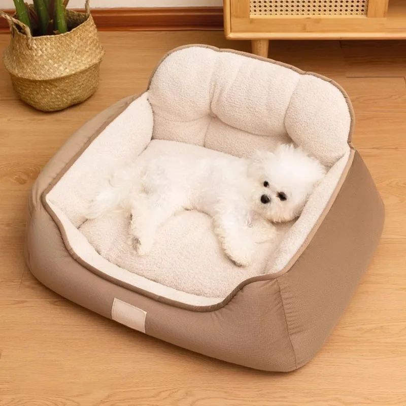 Cozy Plush Dog Bed