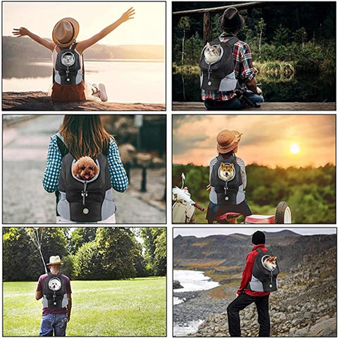 Double Shoulder Dog Carrier Backpack