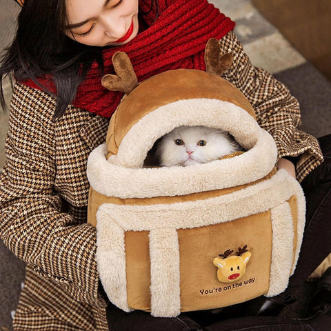 Winter Pet Carrier Backpack