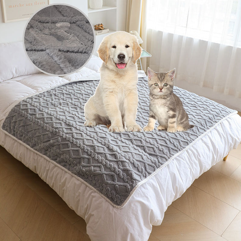 Waterproof Plush Pet Blanket