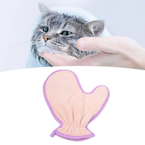 Double-Sided Pet Bath Towel Gloves