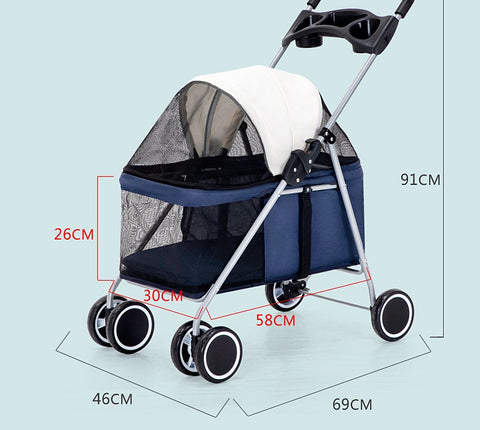 Folding Pet Stroller