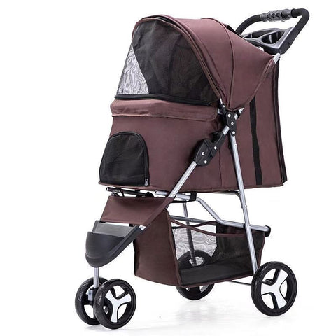 Lightweight 3-Wheeled Pet Stroller