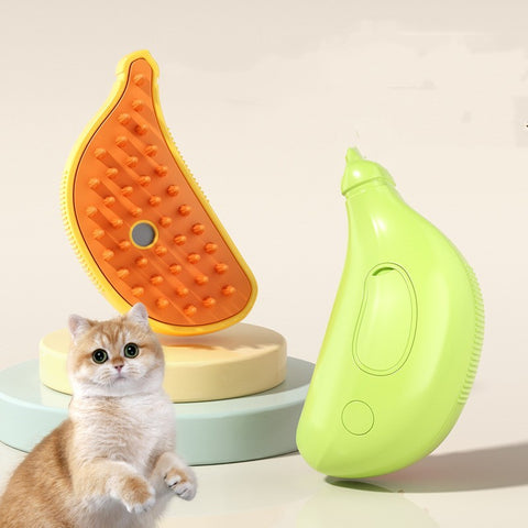 3-in-1 Pet Steam Grooming Brush