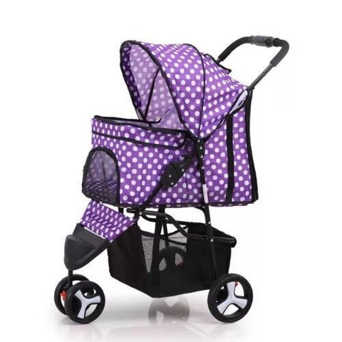 Lightweight 3-Wheeled Pet Stroller