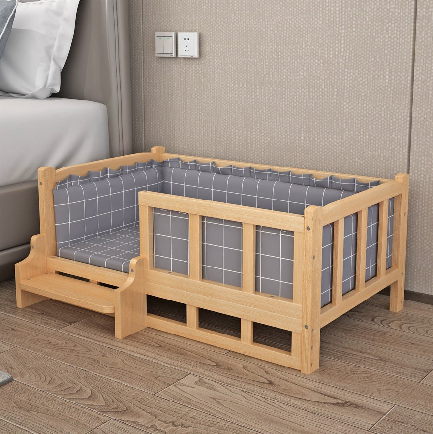 Nightstand with Built-in Pet Bed